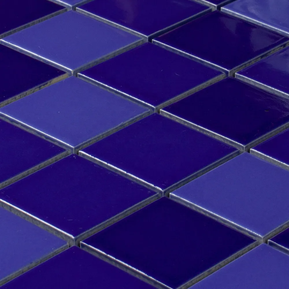 Blue Ceramic Mosaic Tile 48x48