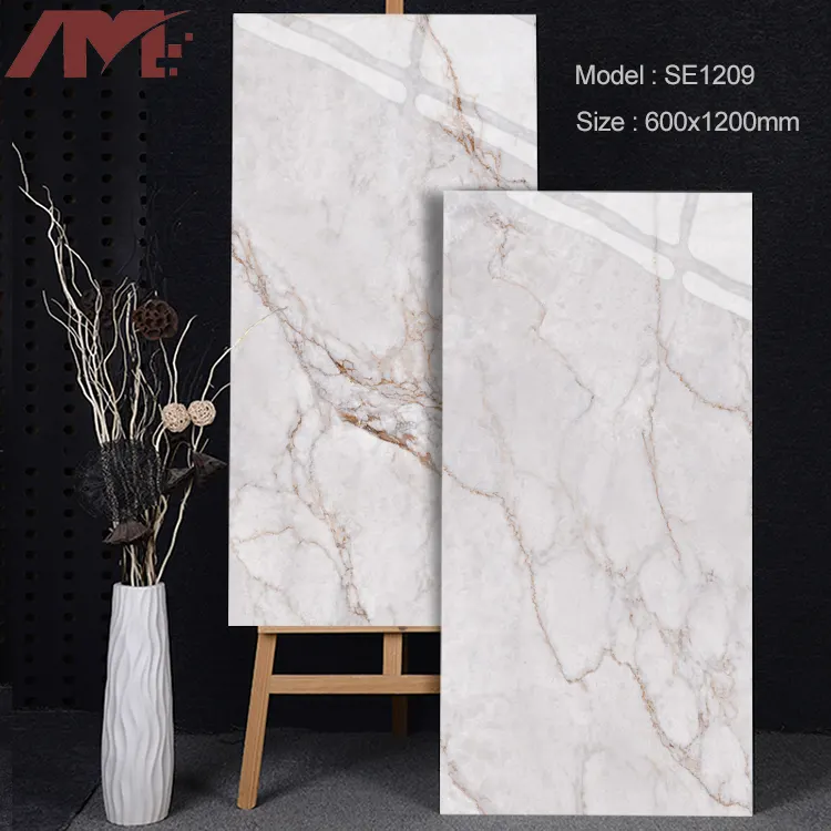 Calacatta Porcelain Floor Tile 1200x600mm