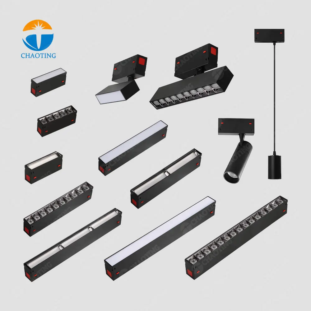 Adjustable Recessed Aluminum LED Track Spotlight 7-30W 2700K/3000K/5000K