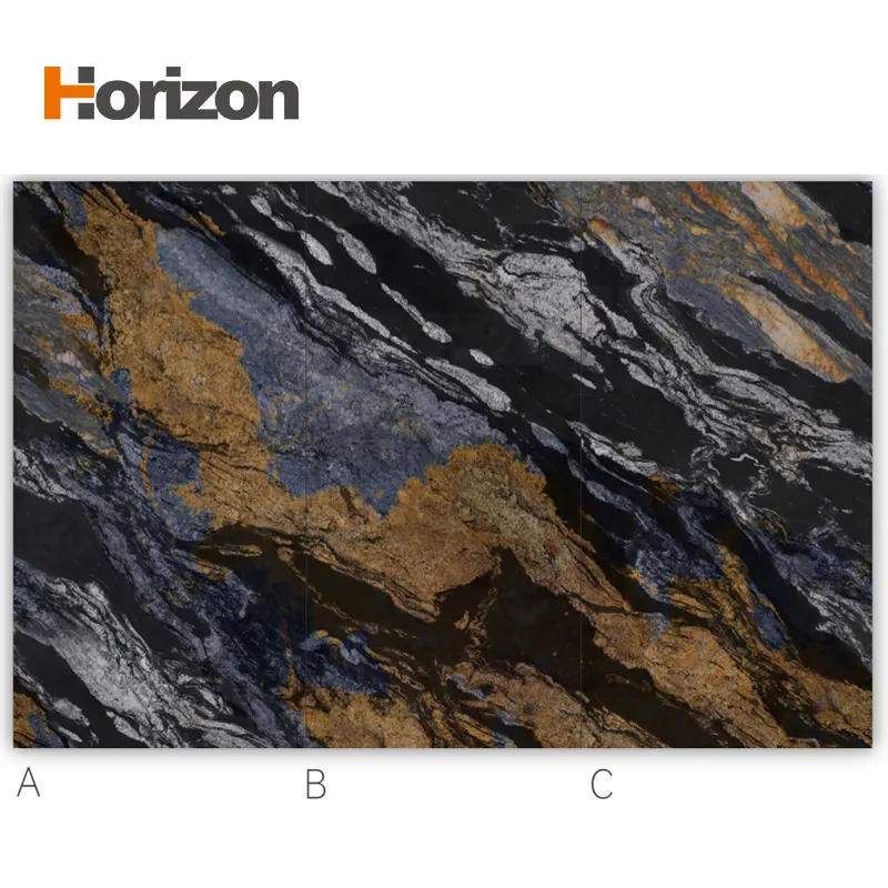 Glossy Sintered Stone Slab 1600x3200mm 2.5mm Thick