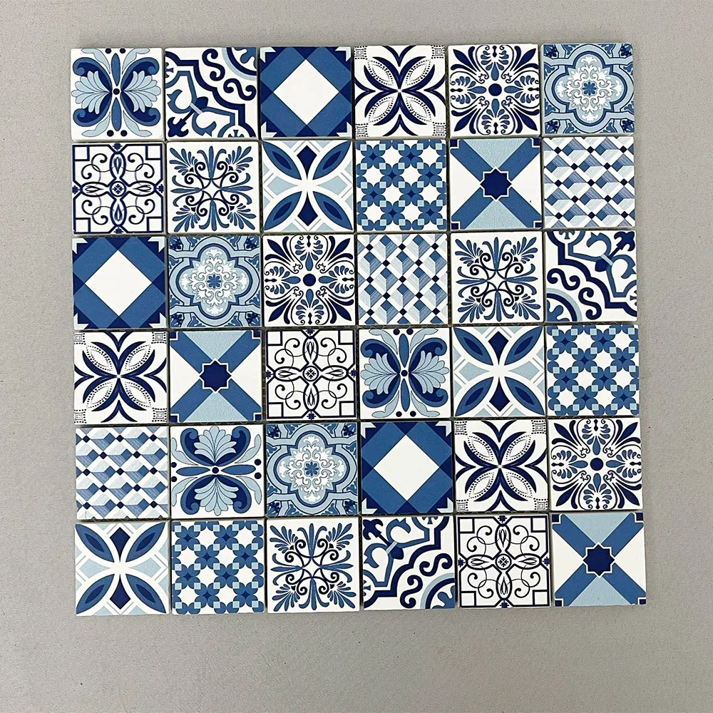 Blue Stone Mosaic Tile 3.5x30.5cm