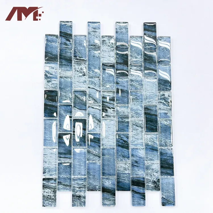 Glass Mosaic Tile 320x297mm For Wall And Floor Use