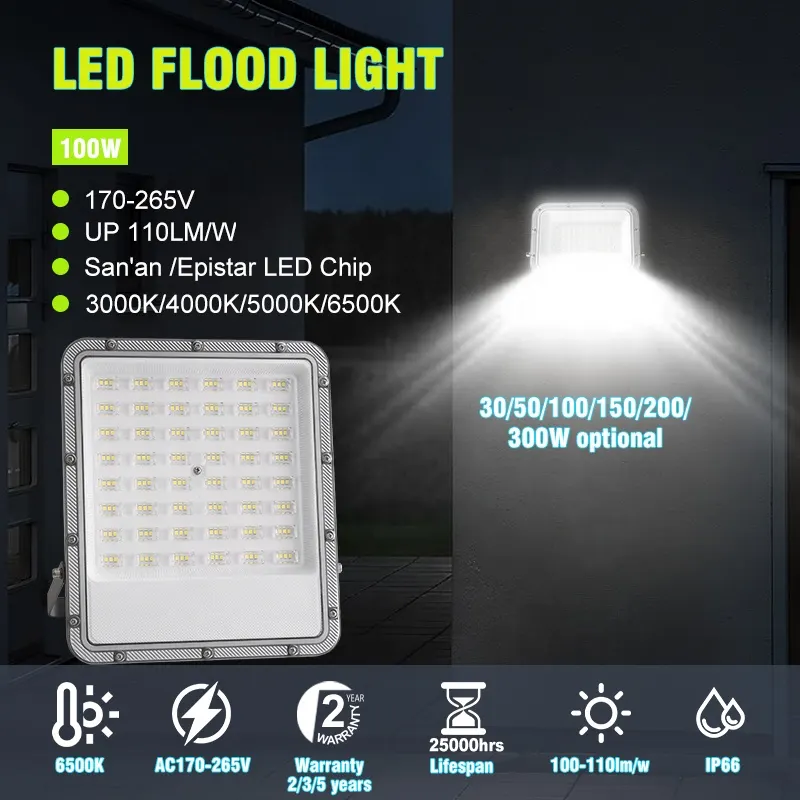 Aluminum LED Floodlight 30-150W